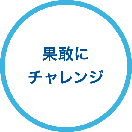 果敢にチャレンジ